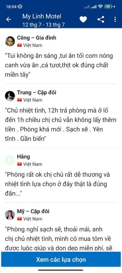 My Linh Motel 976 Duong Vo Thi Sau Long Hai Εξωτερικό φωτογραφία